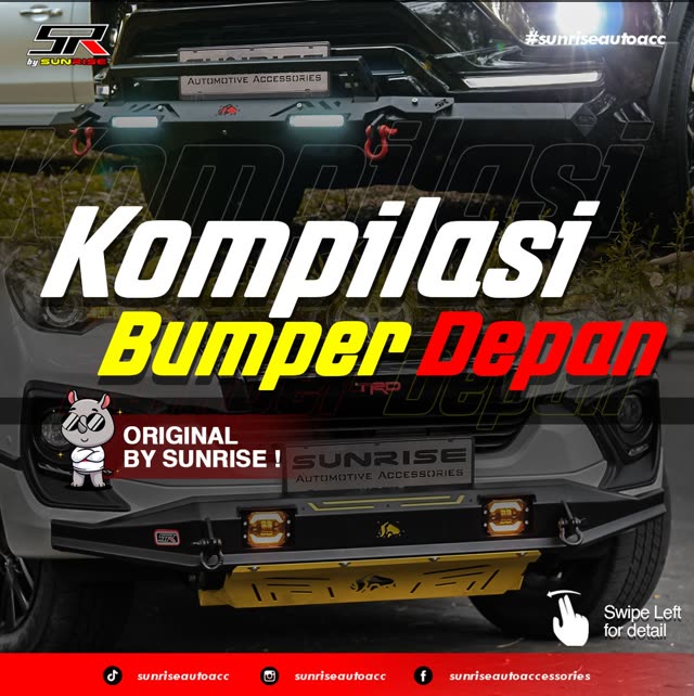 Iklan Sunrise Auto Accessories bumper mobil