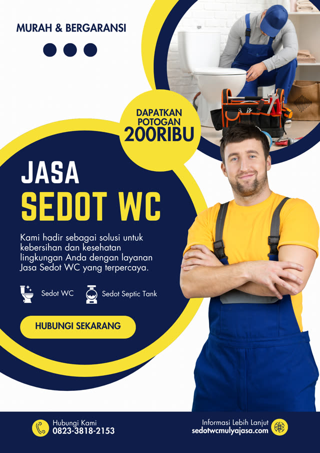 Iklan jasa sedot WC dan septic tank Sedot WC Mulya Jasa