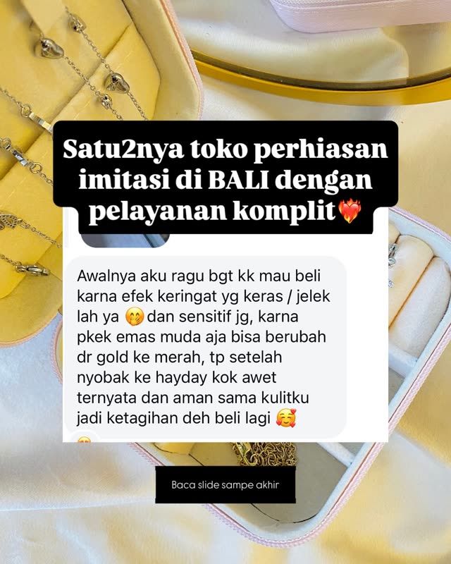 Iklan Hayday jewelry perhiasan imitasi Bali