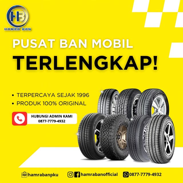 Iklan Hamra Ban Pekanbaru toko ban mobil