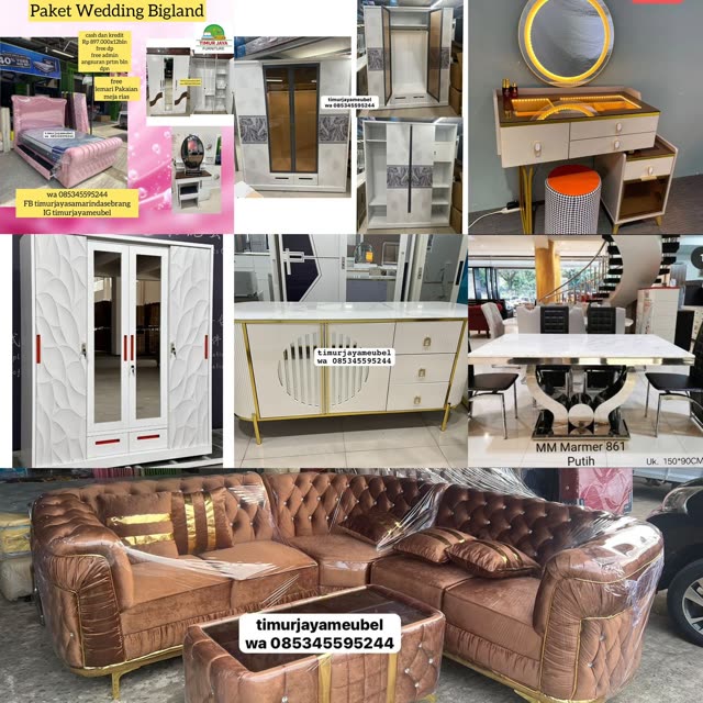 Iklan promo paket furnitur Timur Jaya Samarinda