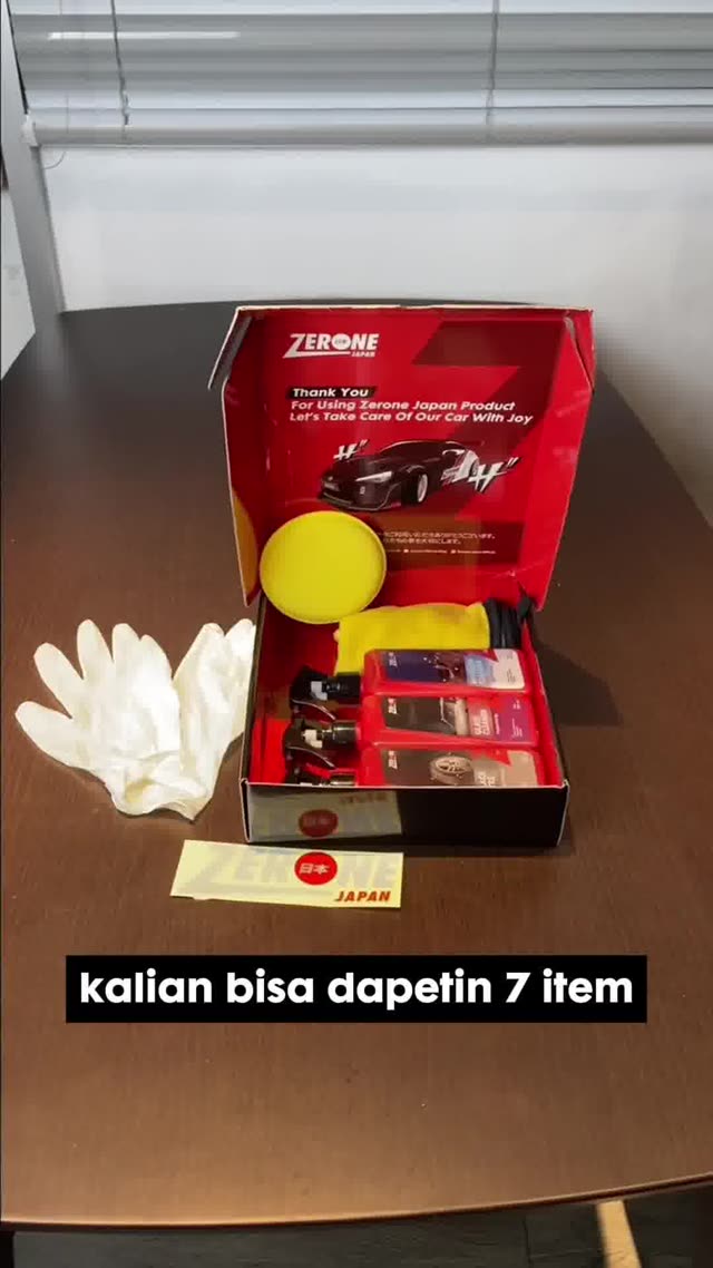 Iklan Zerone perawatan interior mobil