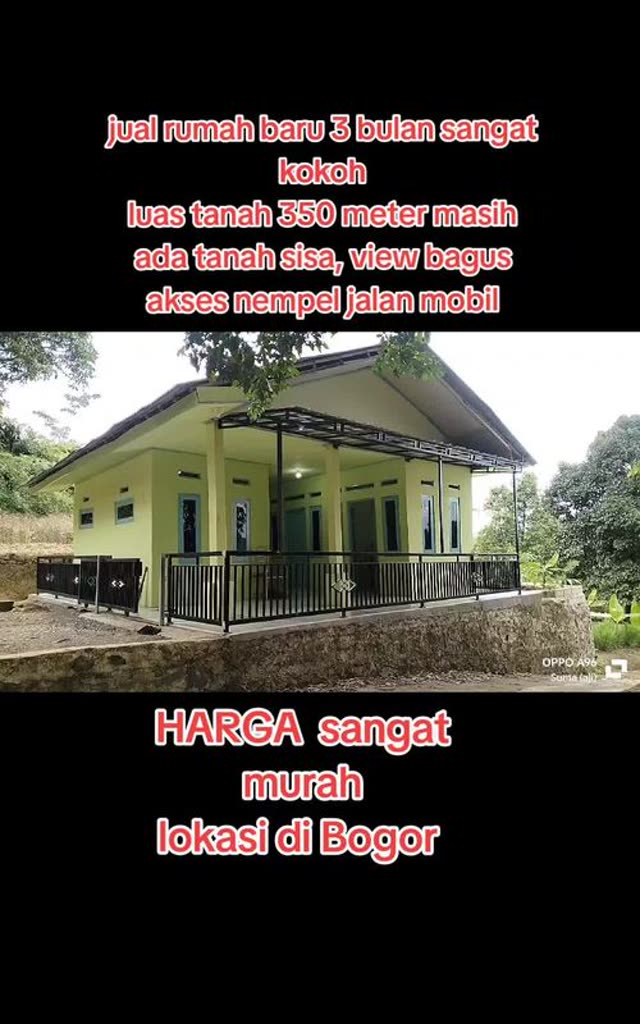 Iklan TikTok rumah baru 3 bulan Bogor Barat