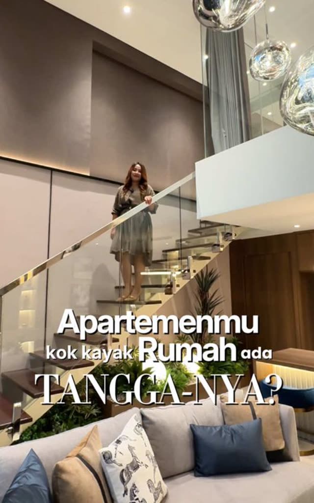 Iklan TikTok apartemen dupleks dua lantai CWSProperty