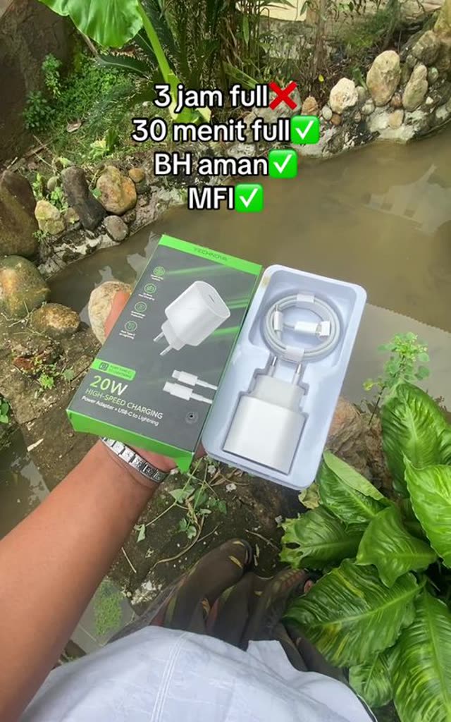 Iklan TikTok NanStore charger 20W USB-C to Lightning