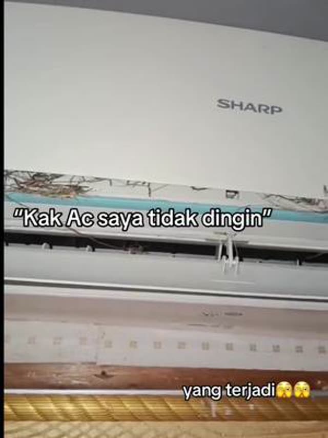 Contoh konten organik Service AC