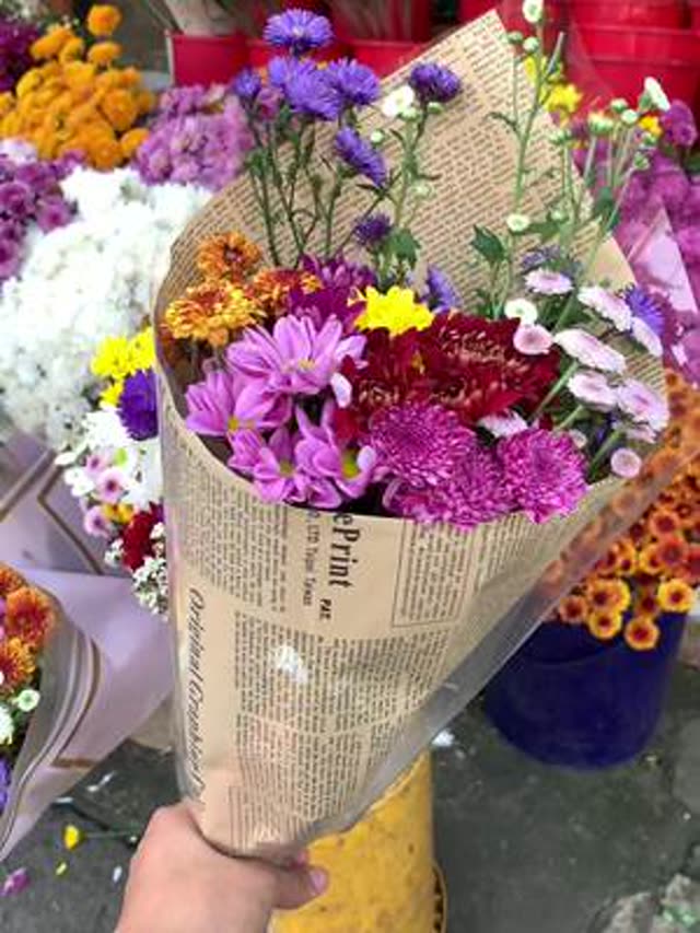 Contoh konten organik Florist